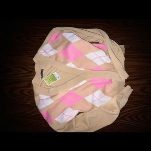 cute plaid cropped sweater!